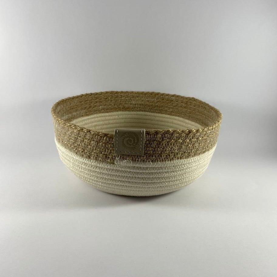 Bowl: Ivory | Jute