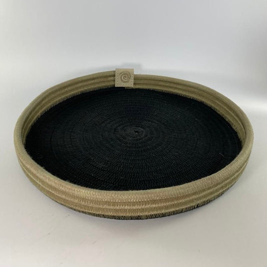 Hoop Tray: Limestone | Black
