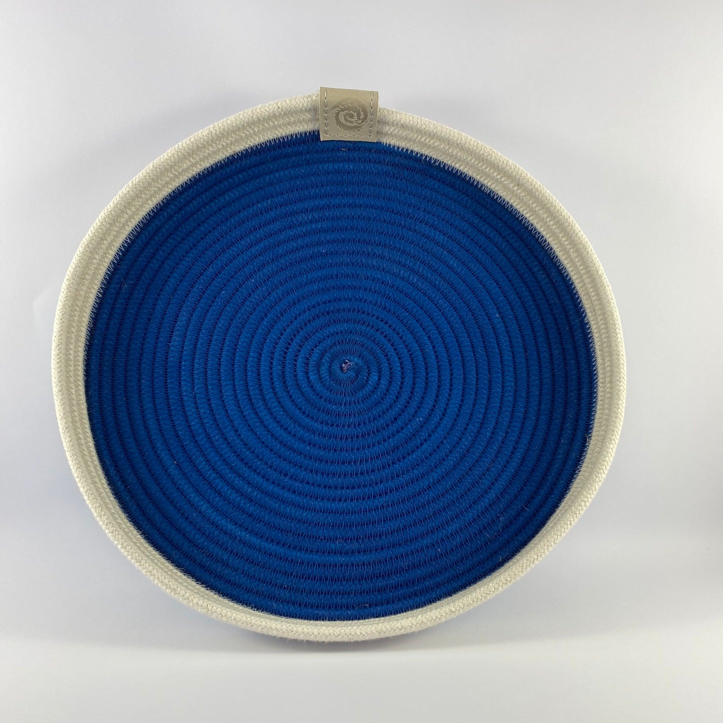 Hoop Tray: Blue | Ivory