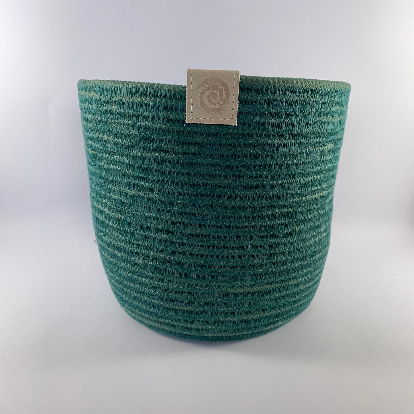 Conical Utensil Basket: Adriatic Green
