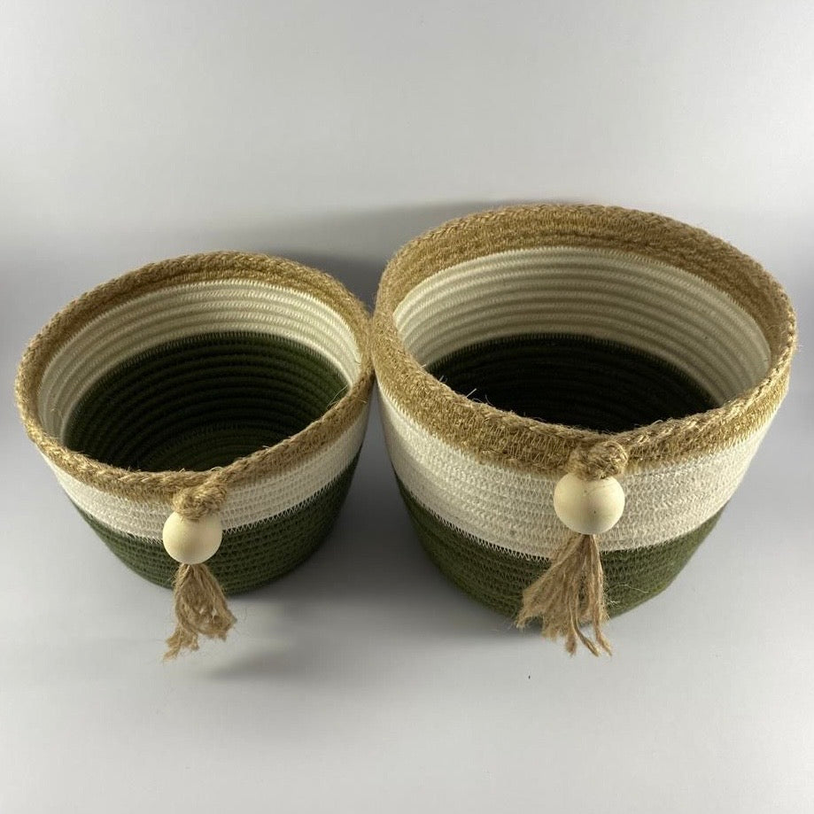 Planter Set: Jute | Ivory | Olive