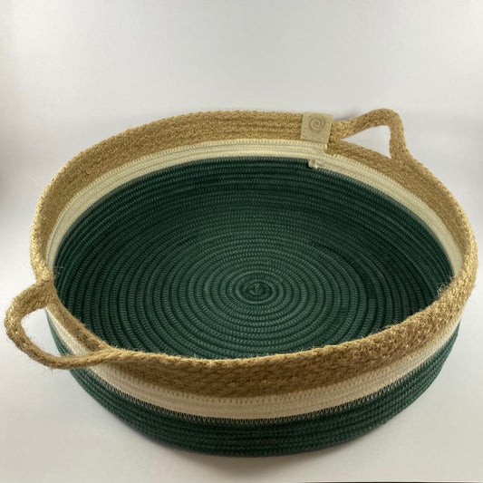 Table Basket: Ivory | Adriatic | Jute