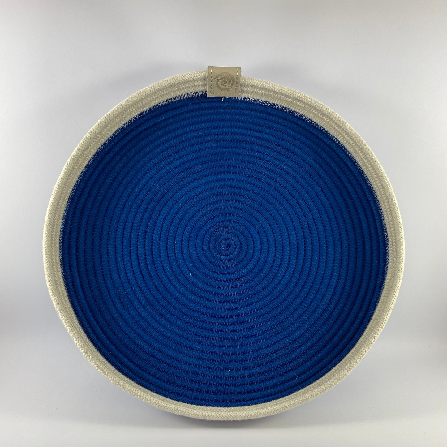 Hoop Tray: Blue | Ivory