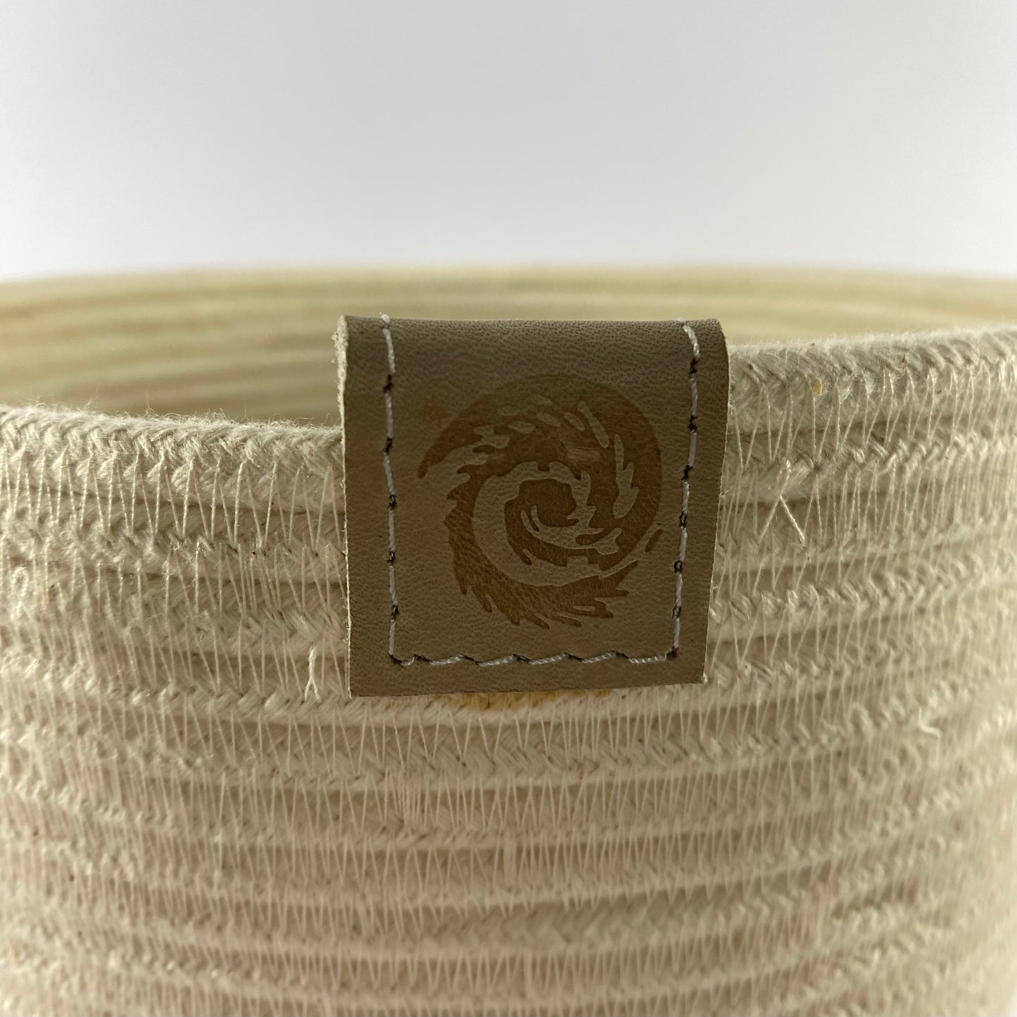 Conical Utensil Basket: Ivory