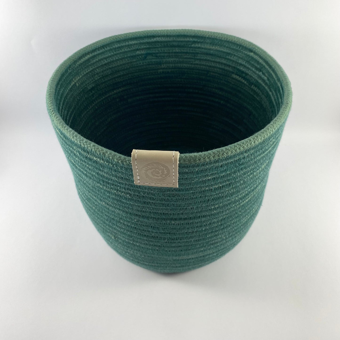 Conical Utensil Basket: Adriatic Green
