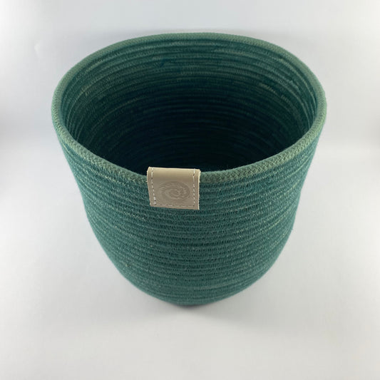 Conical Utensil Basket: Adriatic Green